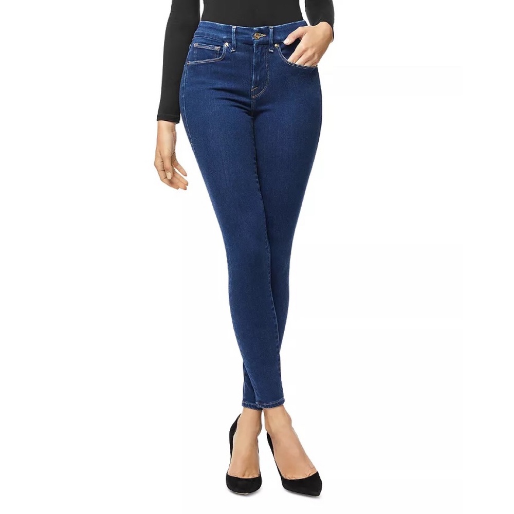 ✨NWT✨ GOOD AMERICAN Good Legs High Rise Skinny Jeans in Blue 318 Sz 8/29